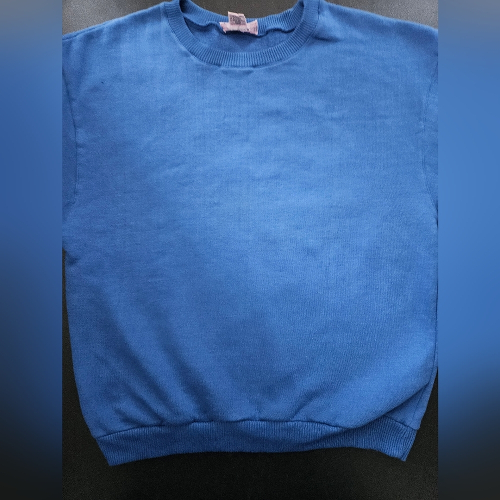Vintage - Ivey Sport Blue Cotton Blend Sweatshirt - NWOT - Size S - Picture 6 of 8